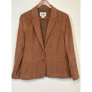 Vintage NWOT Jordan Marsh Corduroy Blazer 14 Brown Preppy Dark / Light Academia